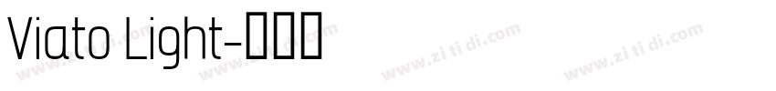 Viato Light字体转换